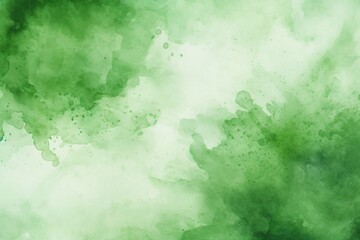 Fototapeta na wymiar Green abstract watercolor texture background