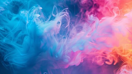 Fototapeta na wymiar Abstract Background with Colorful Smoke