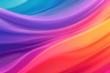 Obraz premium Gradient snippets rainbow multicolored acceptance shreds, neon light acceptance. Vivid bright visual effect. Geometric illustration radiant beaming shining. composition brilliant abstract backdrop