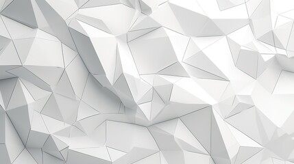Obraz premium Abstract background of polygons on white background. 