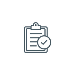 Checklist line icon