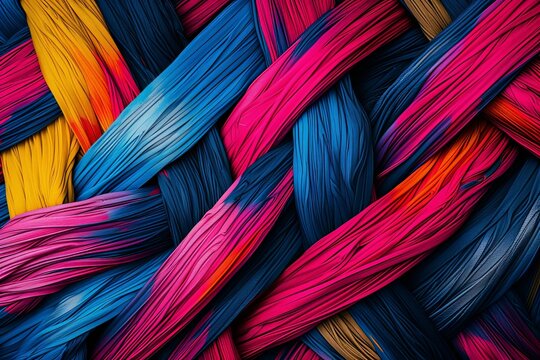 Gradient snippets rainbow multicolored rolling shreds, neon light flow. Vivid bright incandescent. Geometric prism radiant beaming shining. polyamorous brilliant abstract backdrop