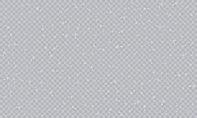 Vector water droplets. Droplets, condensation on glass, on various surfaces. Realistic droplets on a transparent isolated background. PNG