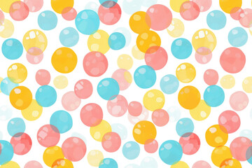 Pastel Summer Pattern with Seamless Design