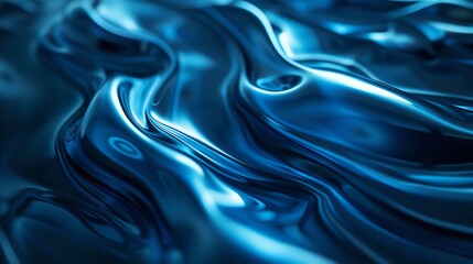 Abstract Blue Background with Smoke 8K Realistic