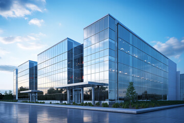 Commercial Building Fascia Logo And Signage Mockup The Exterior Wall Of A Contemporary Commercial Style Building With Aluminium Metal Composite Panels And Glass Windows For Logo And Sign Board Mockup 
