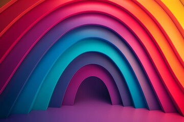 Gradient snippets rainbow multicolored wallpaper shreds, neon light equality. Vivid bright laser. Geometric scroll radiant beaming shining. backdrop brilliant abstract backdrop
