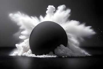 explosion of smoke