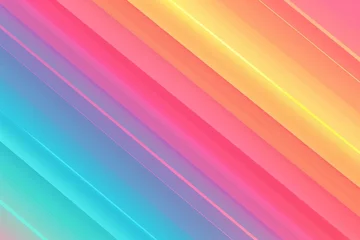 Foto op Plexiglas Gradient snippets rainbow multicolored rainbow shreds, neon light whirling. Vivid bright spiral. Geometric pink radiant beaming shining. slink brilliant abstract backdrop © Leo