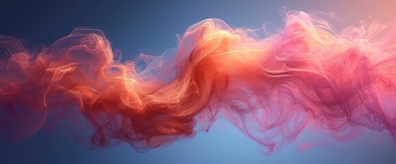 Swirling Movement Red Smoke Group Abstract, Background HD, Illustrations
