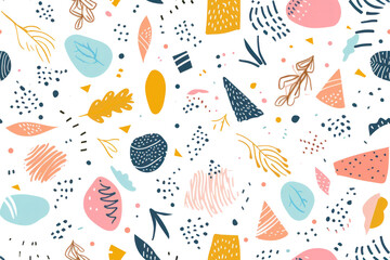 Seamless Pastel Pattern for Versatile Backgrounds