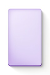 Purple rectangle isolated on white background
