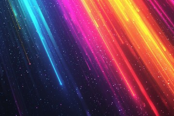 Vibrant strip rainbow colorful Texture swirls, motley curves LGBTQ2S+. Neon circle Lines. Abstract Banner wallpaper gradient pattern. Prism waves spirals background