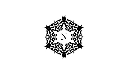 Luxury Alphabetical Star Logo