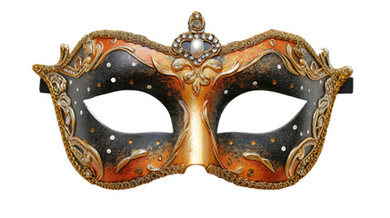 Opera carnival mask Isolated transparent background. PNG Format.