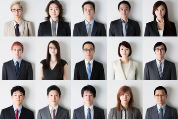 a composite image showing a virtual team meeting, with individuals displayed in a grid layout typical of online conference calls.