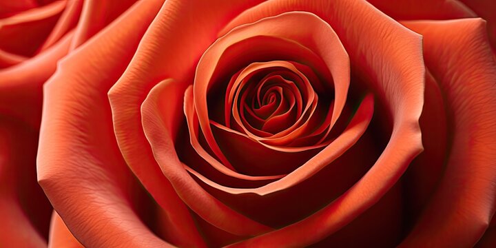 elegant red rose. closeup image. 