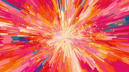 Exploding star burst texture japanese radius cartoon pattern abstract background