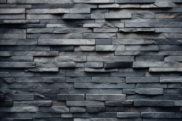 Slate wall with shadows on it, top view, flat lay background 