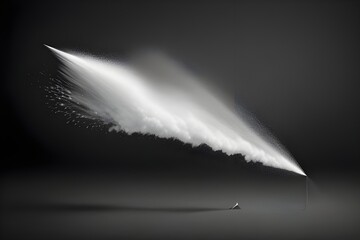 smoke on black background