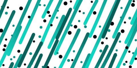 Teal diagonal dots and dashes seamless pattern 