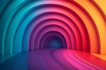 Obraz premium Neon light glowing energy lightning textured backdrop. Laser line Stripes, dynamic pattern. Motion artistry, curtain of silk. Wave motion blurred background. Wallpaper glowing sticks source of light.