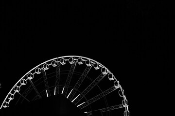 ferris wheel at night