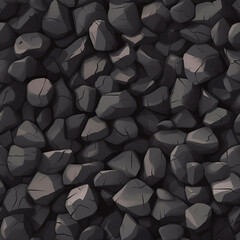 Patrón Textura de Pared o suelo de roca enlosable sin bordes estilo para videojuegos