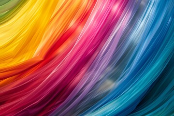 Abstract design vibrant colors textures wave motion. Rainbow gradient blends, bright colorful backdrop. Lines artistry pattern illustration, blur colorful wallpaper visually blue, green background.