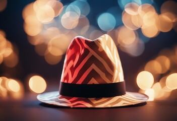 Fancy Party Hat with Blurred Background Teenage Holiday