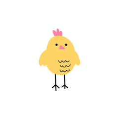 cute yellow chick