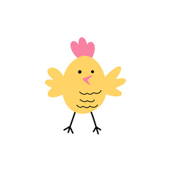 cute yellow chick