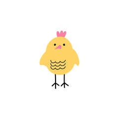 cute yellow chick