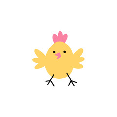 cute yellow chick