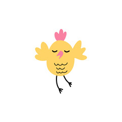 cute yellow chick