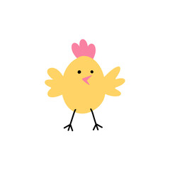 cute yellow chick