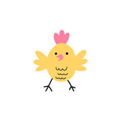 cute yellow chick