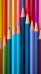 Color pencils, drawing, drawing with pencils, background with colored pencils, art, art supplies