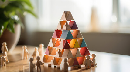 Pyramid shaped design