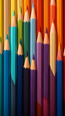 Color pencils, drawing, drawing with pencils, background with colored pencils, art, art supplies