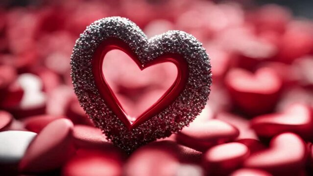 heart shaped candies