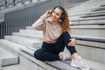 Beautiful young woman out for her morning workout. Getting fit is my only option. Sport, Active life, sports training, healthy lifestyle.