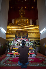 buddha statue in temple - 730432785