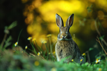 Obraz premium Woodland Rabbit