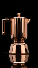 Coffee mmocca pot, coffee pot,  drinking coffee, coffee machine, product photo