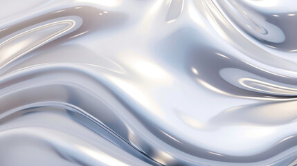 Abstract 3D Water with White Shine.
