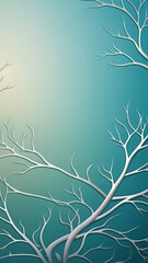 Screen background from Branched shapes and silver