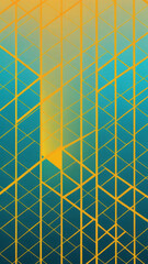 Screen background from Grid shapes and teal