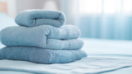 A stack of clean towels.