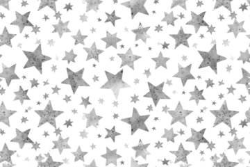 Pastel Star Pattern on Transparent Background